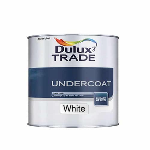 2.5lt Dulux Trade Undercoat White - Redec Industrial LTD