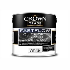 2.5lt Crown Trade FastFlow Undercoat White