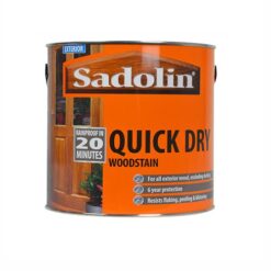 2.5lt Crown Trade Quick Dry Woodstain