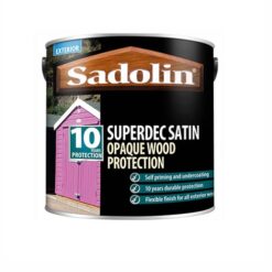2.5lt Crown Trade Superdec Satin Wood Protection