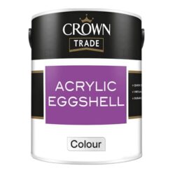 5lt Crown Trade Acrylic Eggshell Colour
