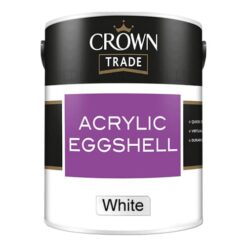 5lt Crown Trade Acrylic Eggshell White
