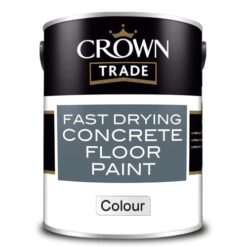 5lt Crown Trade Fast Drying Concrete Floor Paint Colour