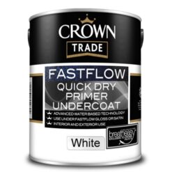 5lt Crown Trade Fast Flow Quick Dry Undercoat White