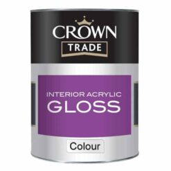 5lt Crown Trade Interior Acrylic Gloss Colour
