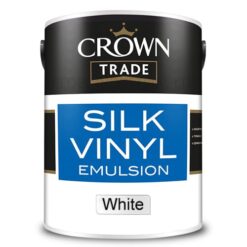 5lt Crown Trade Vinyl Silk White