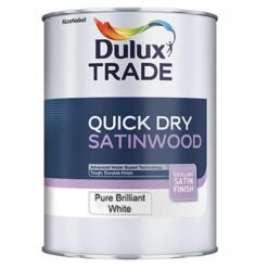 5lt Dulux Trade Quick Dry Satinwood PBW