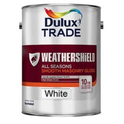 5lt Dulux Trade WS All Seasons Smooth Gloss White