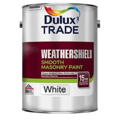 5lt Dulux Trade WS Smooth Masonry Paint White