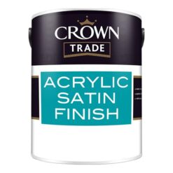 5lt Crown Trade Acrylic Satin Finish