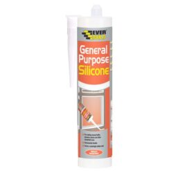 280ml Everbuild General Purpose Silicone white