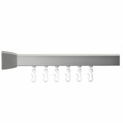 1830mm Ali Silver Shower Rail
