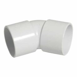 32mm Obtuse Bend 45° (White)