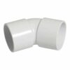 40mm Obtuse Bend 45° (White)