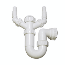 40mm Washing Machine Trap With 2 Spigots