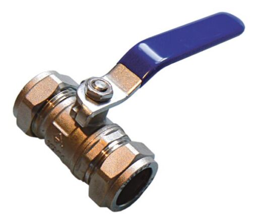 15mm Red/Blue Lever Valve - Image 2