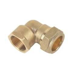 15mm x 1/2" Compression Female Iron Elbow