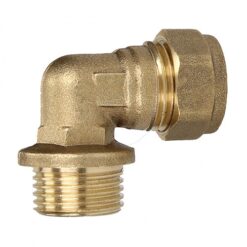 22mm x 3/4" Compression Male Iron Elbow