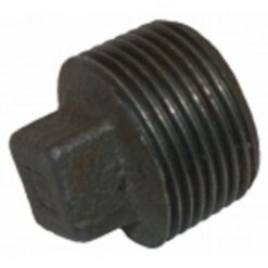 3/4" Black Malleable Plug