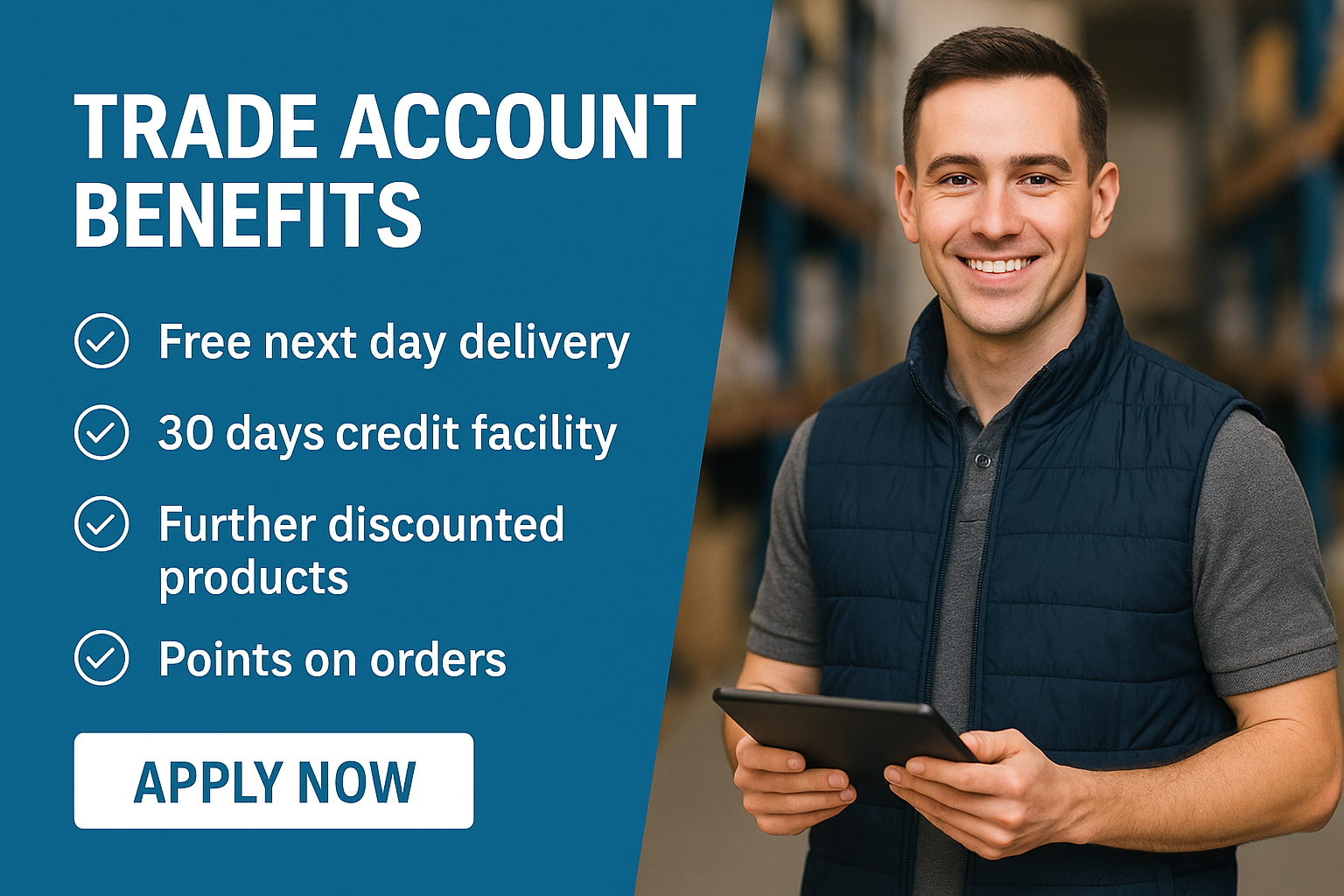 Trade Account Benefits