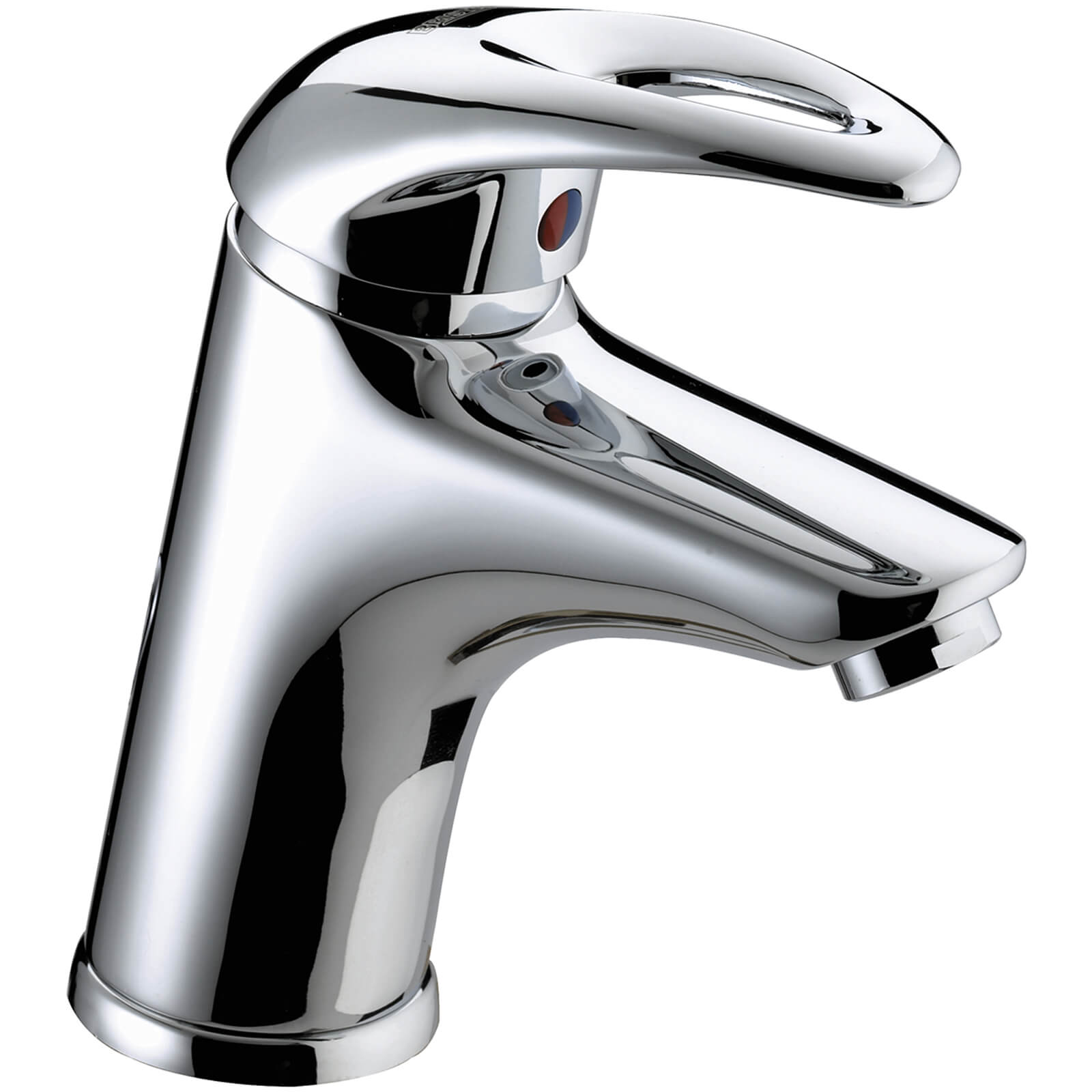 Bristan Java Chrome Finish Monobloc Basin Mixer Tap with Waste - Loop Handle - Deck Mounted J BAS C