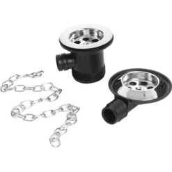 Economy Bath Waste with ABS Plug Slotted W BATH02 C